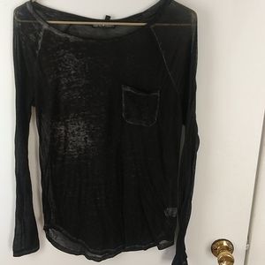 Long sleeve black shirt